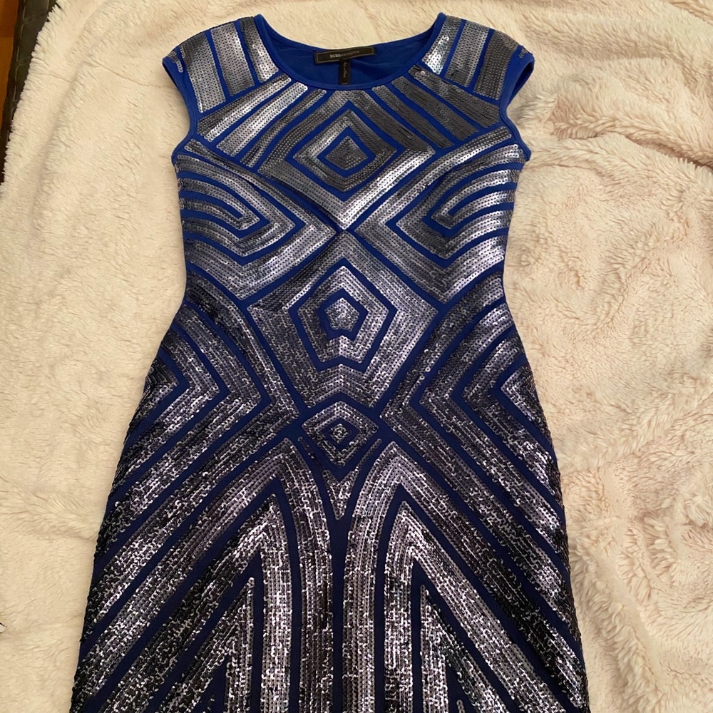 BCBG sequined mini dress